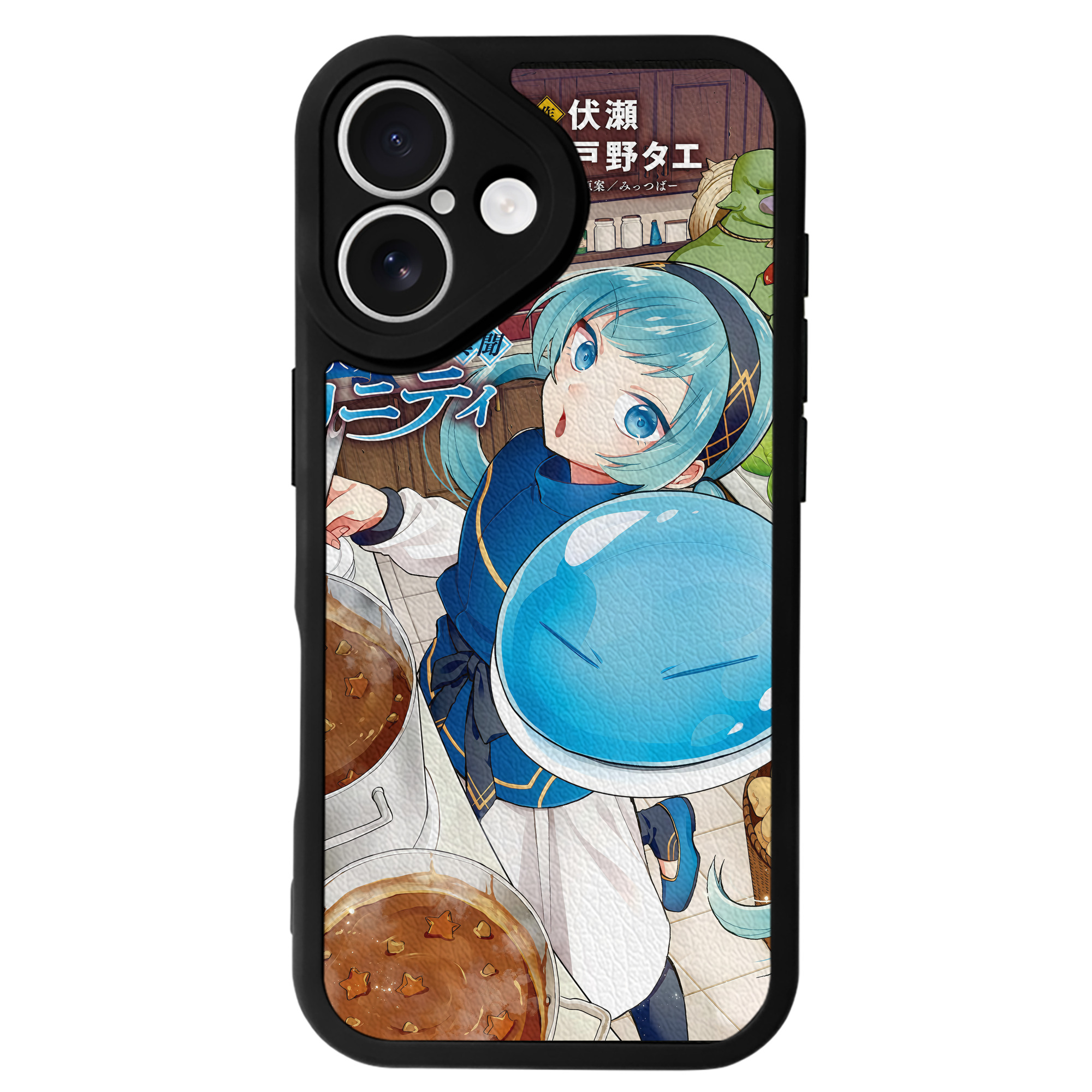 転スラ Regarding Reincarnated to Slime 【iPhone 16シリーズ対応】シリコンスマホケース（レザー調） 材質：シリコン